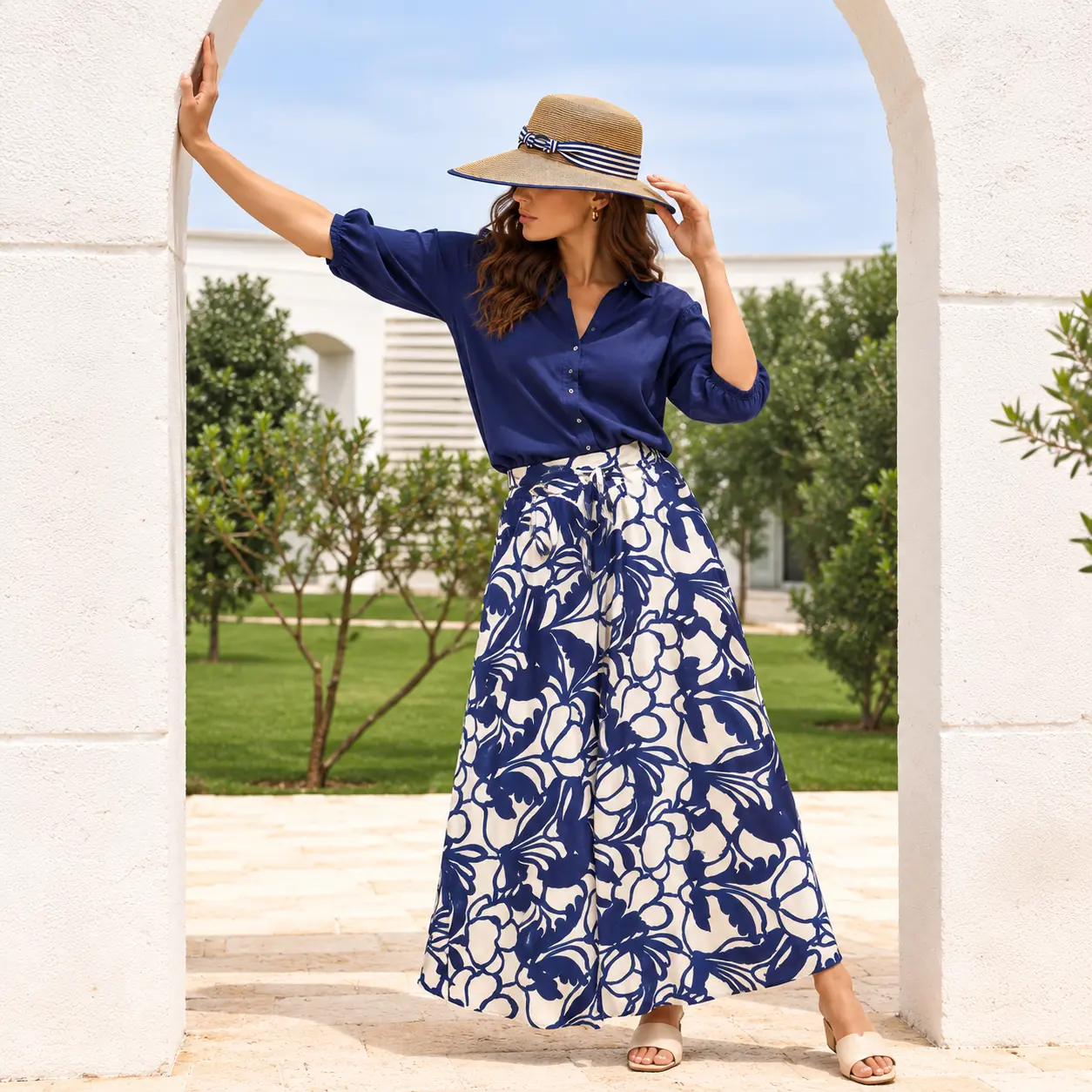 gonna-lunga-floreale-blu-avorio-editoriale-arco
