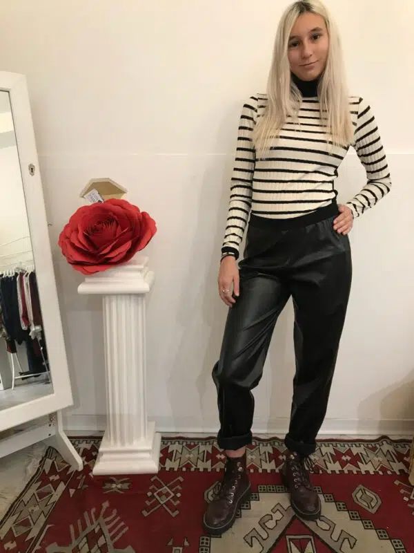 Pantalone ecopelle mod.Ingrid