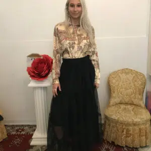 Gonna lunga in tulle mod. Poli