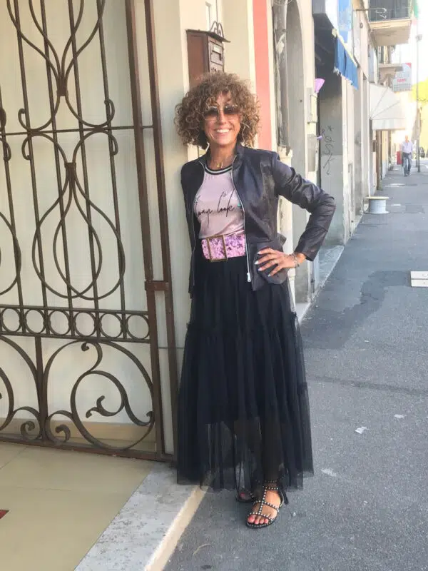 Gonna lunga in tulle mod. Poli