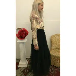Gonna lunga in tulle mod. Poli