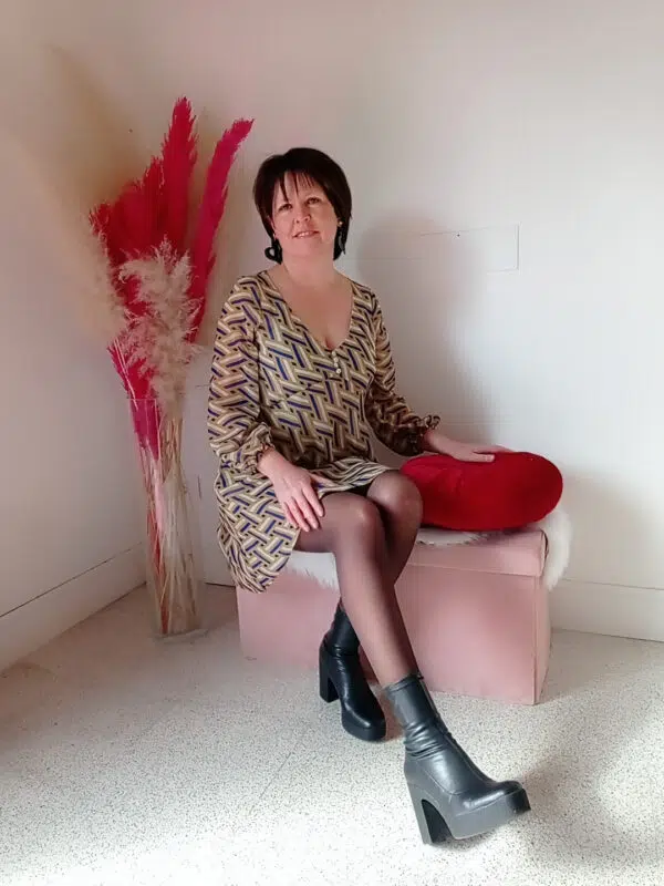 Abito asimmetrico Stella McQueen Art. Dalia