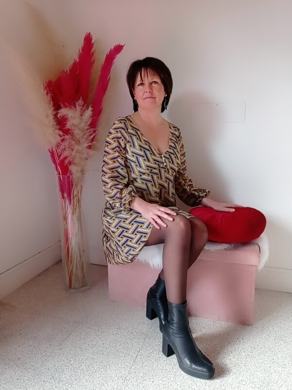 Abito asimmetrico Stella McQueen Art. Dalia