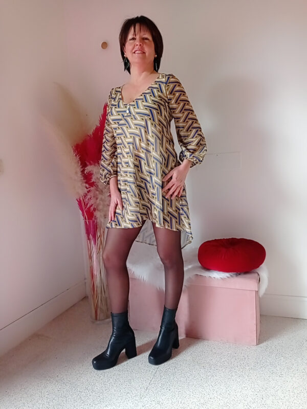 Abito asimmetrico Stella McQueen Art. Dalia