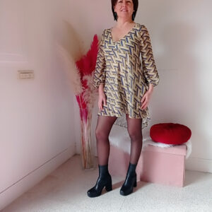 Abito asimmetrico Stella McQueen Art. Dalia