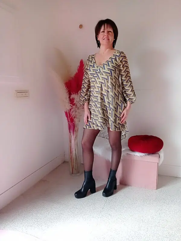 Abito asimmetrico Stella McQueen Art. Dalia