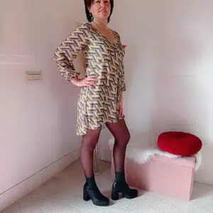 Abito asimmetrico Stella McQueen Art. Dalia