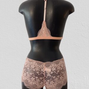 Boxer donna in pizzo Salmone Art. salo