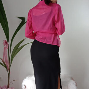 Gonna Lunga con Spacco Laterale: Eleganza Poliedrica in Tre Colori Vibranti!