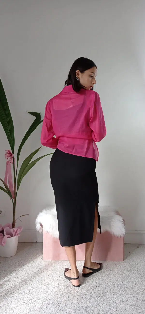 Gonna Lunga con Spacco Laterale: Eleganza Poliedrica in Tre Colori Vibranti!