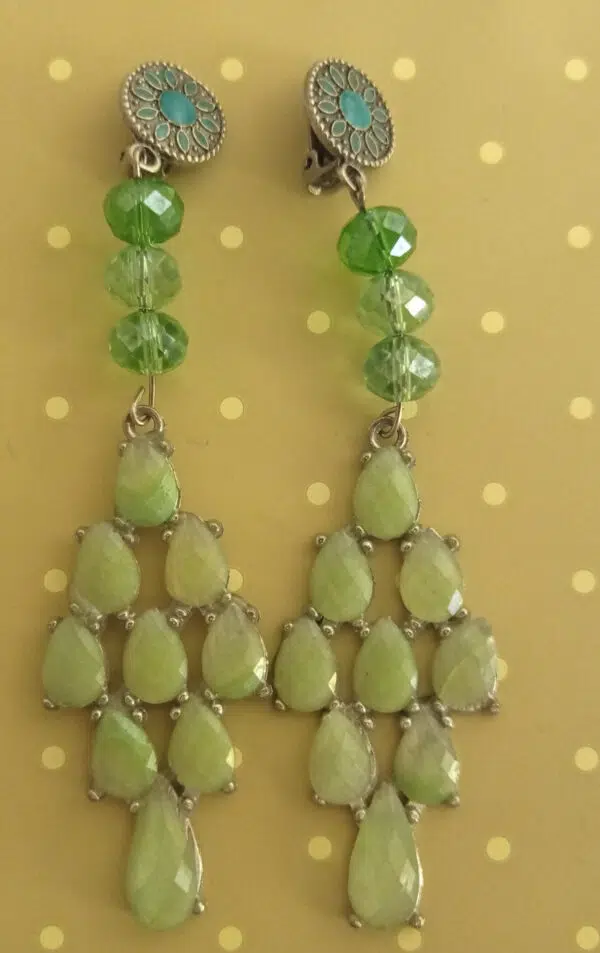 Orecchino Art. Pendolo a clips