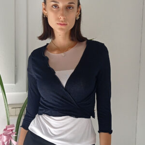 Scintillante Coprispalle in Lurex Incrociato - Disponibile in Oro, Blu e Nero
