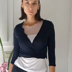 Scintillante Coprispalle in Lurex Incrociato - Disponibile in Oro, Blu e Nero