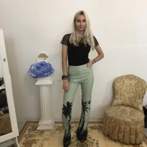 Pantaloni verde bosco Art. Flow