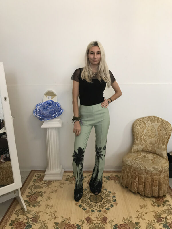 Pantaloni verde bosco Art. Flow