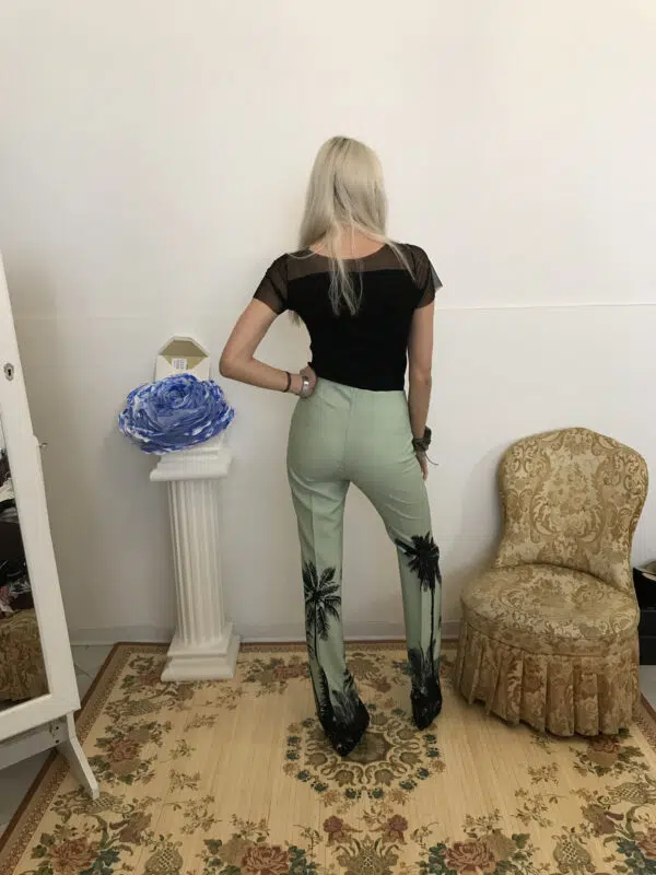 Pantaloni verde bosco Art. Flow