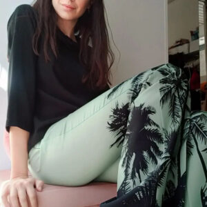 Pantaloni verde bosco Art. Flow