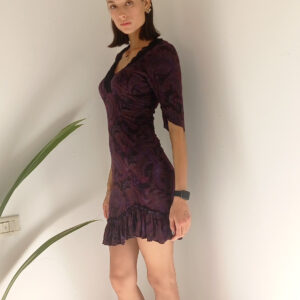 Passatempo - Abito Femminile in Viscosa con Dettagli in Pizzo: Eleganza Retrò e Comfort
