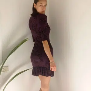 Passatempo - Abito Femminile in Viscosa con Dettagli in Pizzo: Eleganza Retrò e Comfort
