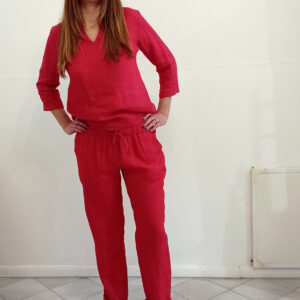 Blusa in lino Art. Tramonto