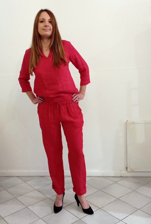 Pantalone in lino Art. Tramonto