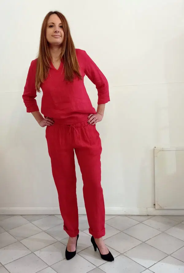 Pantalone in lino Art. Tramonto
