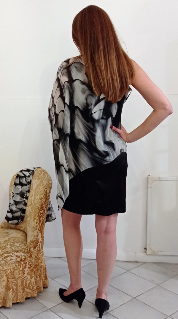 Abito elegante con stola Art. Gioiello