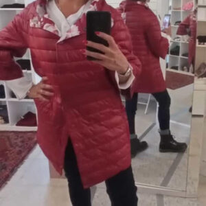 piumino leggero double face "passione"
