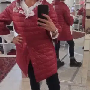 piumino leggero double face "passione"