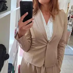 Giacca lurex oro avvitata Art. Lux