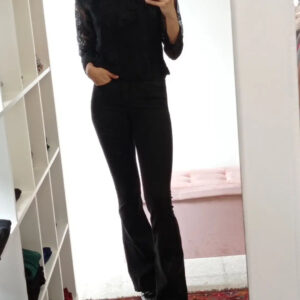 tuta overall donna con pizzo, tulle e ricami