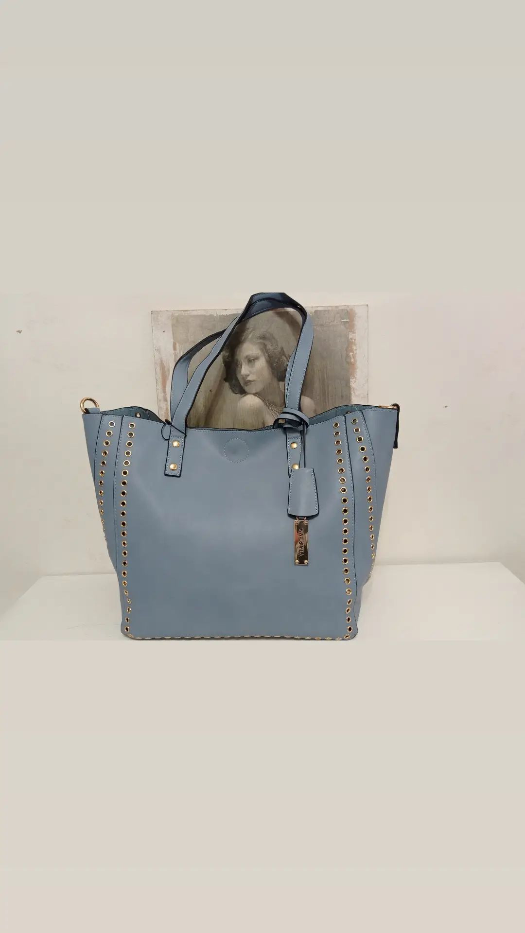 Borsa azzurro new arrivals