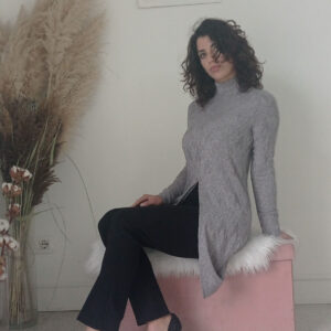 Maglia Maxi con Spacco Davanti - Eleganza Casual per Ogni Occasione