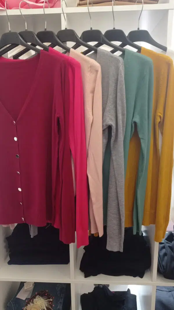 Cardigan in viscosa taglia unica Art. Arcobaleno
