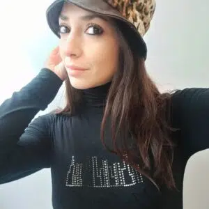 Cappello maculato eco pelliccia e eco pelle