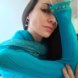 Maglia primavera estate con ricami Mod. Louise