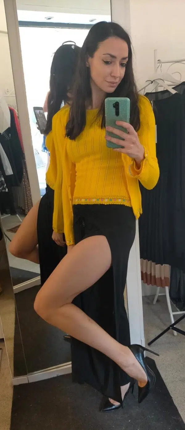 Maglia primavera estate con ricami Mod. Louise