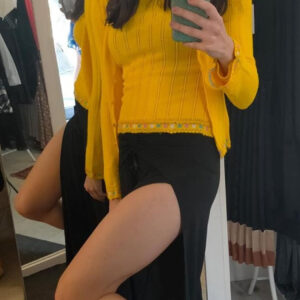Cardigan con bordi particolari Art. Louise