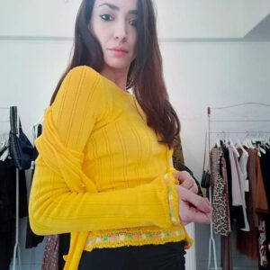 Cardigan con bordi particolari Art. Louise