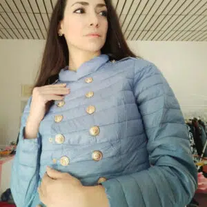 Giacca piumino donna con galetta Art. Trixi