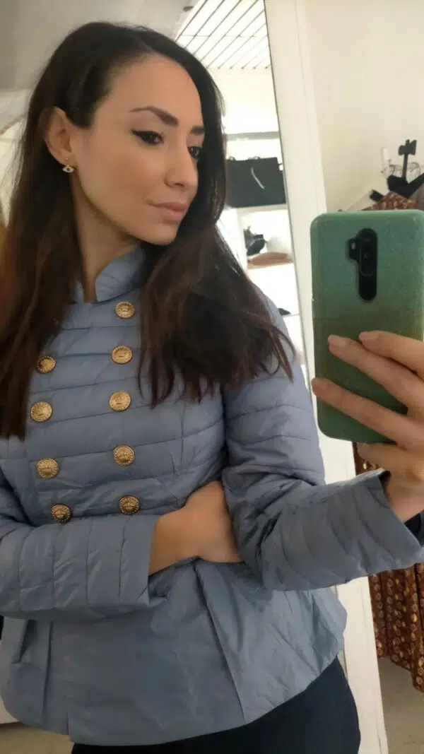 Giacca piumino donna con galetta Art. Trixi