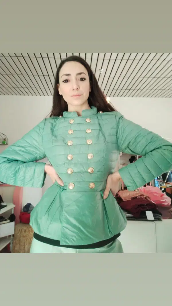 Giacca piumino donna con galetta Art. Trixi