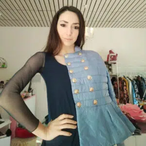 Giacca piumino donna con galetta Art. Trixi