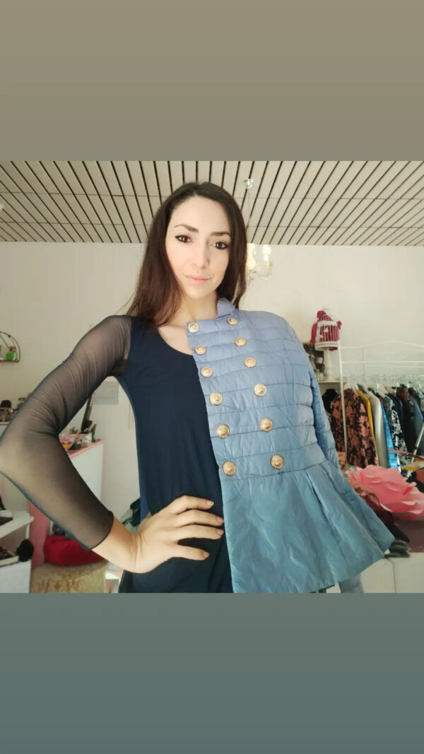 Giacca piumino donna con galetta Art. Trixi
