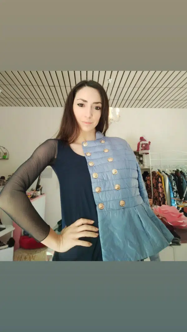 Giacca piumino donna con galetta Art. Trixi
