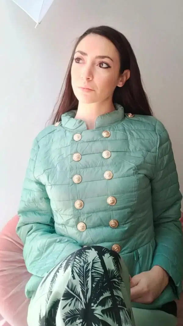 Giacca piumino donna con galetta Art. Trixi