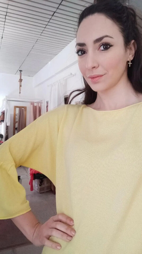 Blusa donna primavera modello Over art. Bio