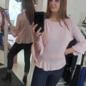 Blusa donna primavera modello Over art. Bio