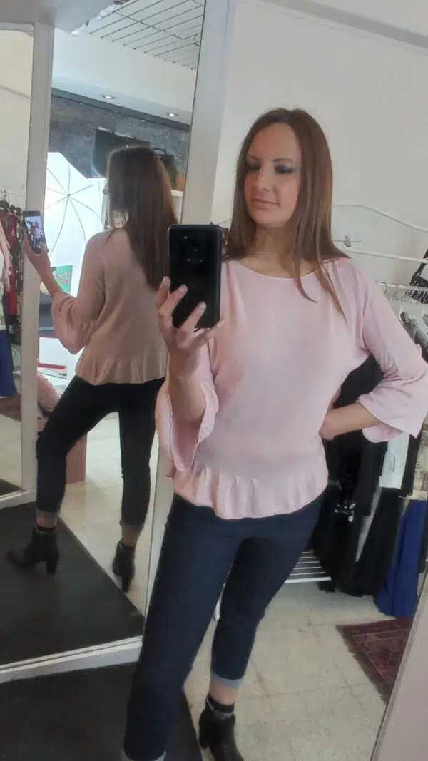 Blusa donna primavera modello Over art. Bio