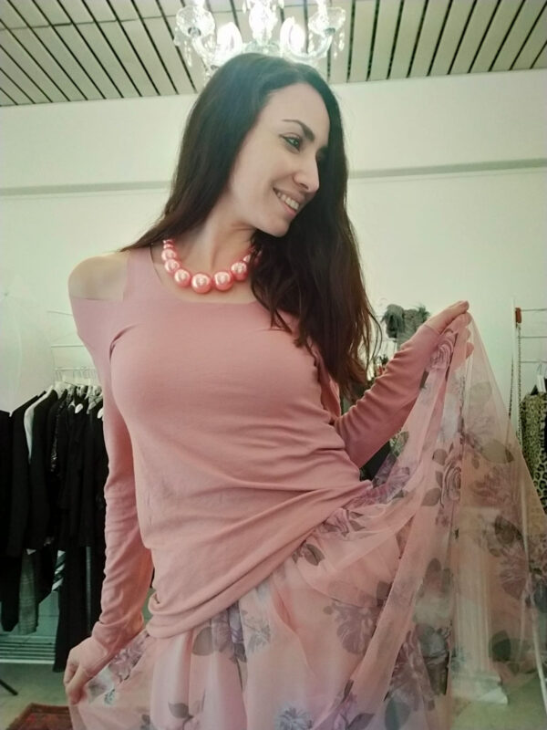 Gonna tulle prato fiorito